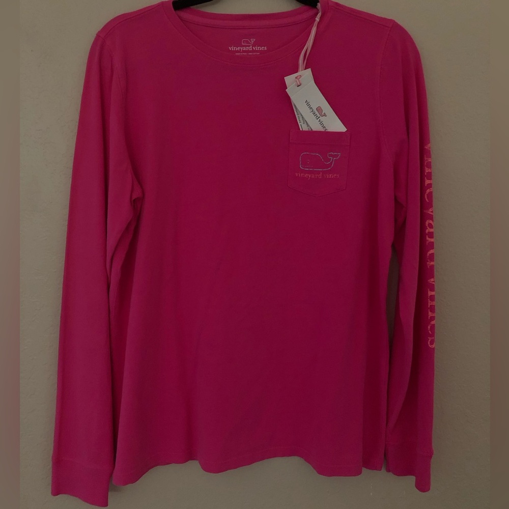 Vineyard Vines Women’s Long-Sleeve Color Pink